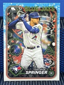 2024 Topps Holiday Mega GEORGE SPRINGER Toronto Blue Jays - Picture 1 of 2