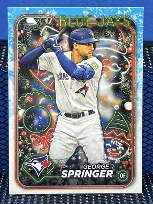 2024 Topps Holiday Mega GEORGE SPRINGER Toronto Blue Jays - Image 1 of 2