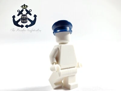 LEGO Minifigure Dark Blue Captain Cap For Orient Express Train Conductor 12895 - Image 1 of 2