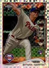 2014 (PHILLIES) Topps Chrome X-Fractors #128 Ethan Martin
