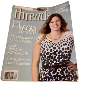 Threads Sewing Magazine Summer 2021 Issue #214 easy v-necks for knits - Picture 1 of 1