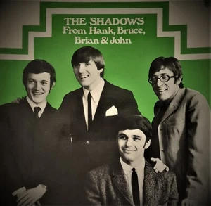 THE SHADOWS " FROM HANK,BRUCE, BRIAN & JOHN " LP 12" RECORDS - Picture 1 of 4