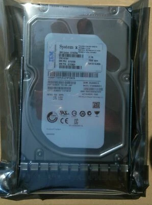 IBM 81Y9794 81Y9795 2TB SATA 6G 3.5 X3550X3650 M4 server hard drive - Image 1 of 4