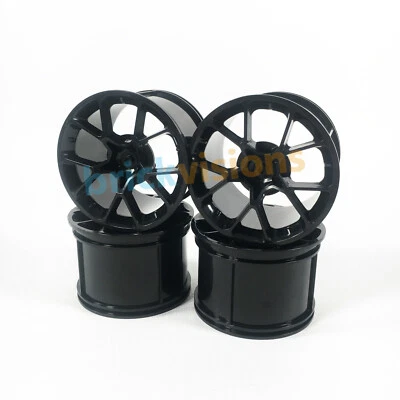 Custom 4 pcs Black(not Chrome) rims wheels hubs 37383 for Lego 42115 42083 MOC - Image 1 of 2
