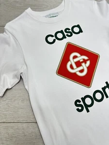 Casablanca Sport Big Logo Tee | Weiß | Größe L / XL | Casa Blanca Grün - Bild 1 von 15