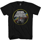 Star Wars Classic Logo and Tie Fighter Circle Fight Adulte T-shirt