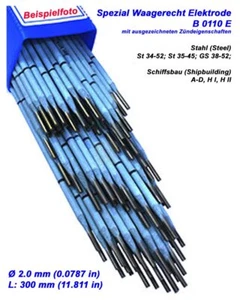 50 x Schweißelektrode | Ø 2.00 mm | 0,57 kg | spezial - Waagerecht - Elektrode - Bild 1 von 1