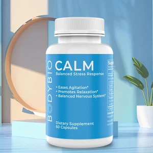 BodyBio Calm - Anxiety & Stress Relief, Brain Health, Nervous System Support - Picture 1 of 8
