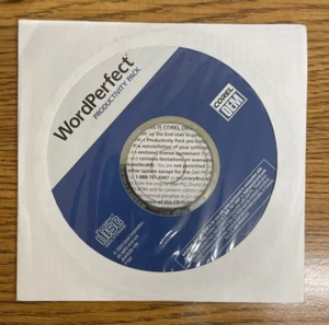 WordPerfect 2003 Productivity Pack CD-ROM, Corel OEM NEW & SEALED - Picture 1 of 2