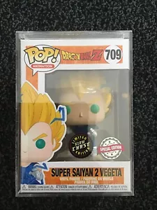 Pop! Dragonball Z Super Saiyan 2 Vegeta Chase GITD #709 con estuche protector rígido - Imagen 1 de 6