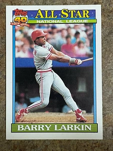 1991 Topps #400 N.L. All Star Barry Larkin - Cincinnati Reds - Picture 1 of 2