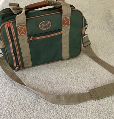 RICARDO BEVERLY HILLS Carry On Travel Bag Overnight Luggage Green 15x12x6 VTG - Image 1 of 4