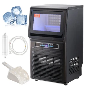 VEVOR Macchina per Ghiaccio Commerciale 34 kg/24 ore Autopulente da Bar Hotel - Afbeelding 1 van 12
