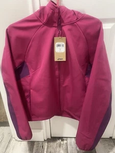 ASICS Women's Woven Hooded Softshell Jacket, Regular Fit | Pink | L | $90 | NWT - Picture 1 of 4