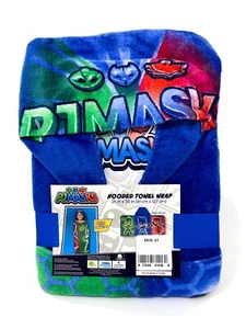 PJ Masks Handtuch Strand Kapuze 100% Baumwolle Catboy Gekko Eule - Bild 1 von 4