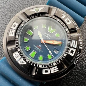 Reloj Citizen Profesional Buzos Solar 45mm Hombre Esfera Azul Marino Redondo Usado Japón - Imagen 1 de 9