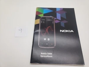 Nowy stary zapas angielski NOKIA 5800 telefon komórkowy instrukcja obsługi przewodnik UK3POST - Zdjęcie 1 z 5