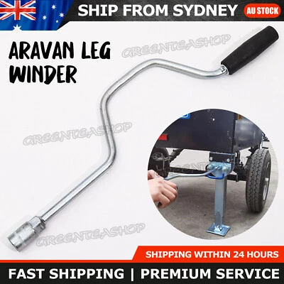 Trailer Caravan Leg Hex Head Winder Handle - 19mm - length 600mm AU - image 1 of 4