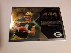2008 Topps Chrome Flight to 420 Collection #411 Brett Favre Green Bay Packers - Bild 1 von 2