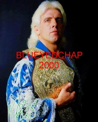 RIC FLAIR WRESTLER 8 X 10 WRESTLING PHOTO NWA WCW WWF - Image 1 of 1