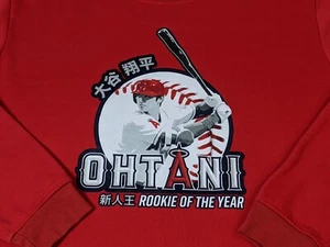 Shohei Ohtani Sweatshirt Rookie of the Year Promo Herren XL Selten RC - Bild 1 von 7
