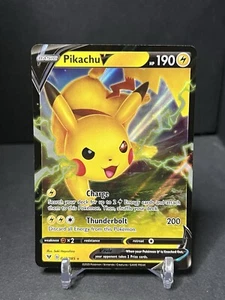 Pokemon TCG Pikachu V Vivid Voltage Holo #043/185 Near Mint Englisch - Bild 1 von 2