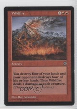 1998 Magic: The Gathering - Portal Starter Set 2nd Age Wildfire b5r