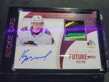 2020-21 SP Authentic Retro Future Watch Auto Patch Philipp Kurashev /99 Chicago