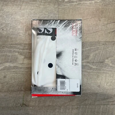 Guess Pleasures Masculino XL Branco Preto Bolinhas Roupa Íntima Elástica Boxer Tronco Novo com etiquetas - Imagem 1 de 4