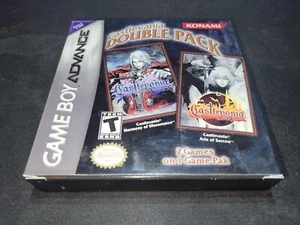 Castlevania Double Pack Aria of Sorrow Harmony Dissonance Game Boy Advance ¡Nuevo-! - Imagen 1 de 8