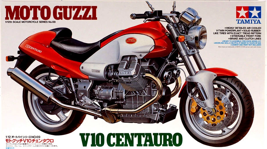 TAMIYA 1:12 KIT MOTO DA COSTRUIRE MOTORCYCLE GUZZI V10 CENTAURO 026 ART 14069 Foto 1 de 1