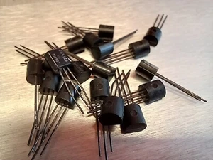 10 ea 2N4124 NPN Silicon Texas Instr. *NOT CHINESE COUNTERFEIT SUSPECT ITEM* - Picture 1 of 2