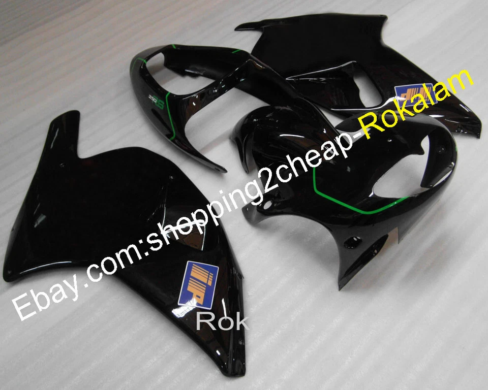 Carenado negro brillante para motocicleta Aprilia RS250 1995 1996 1997 RS 250 95 96 97 Foto 1 de 1