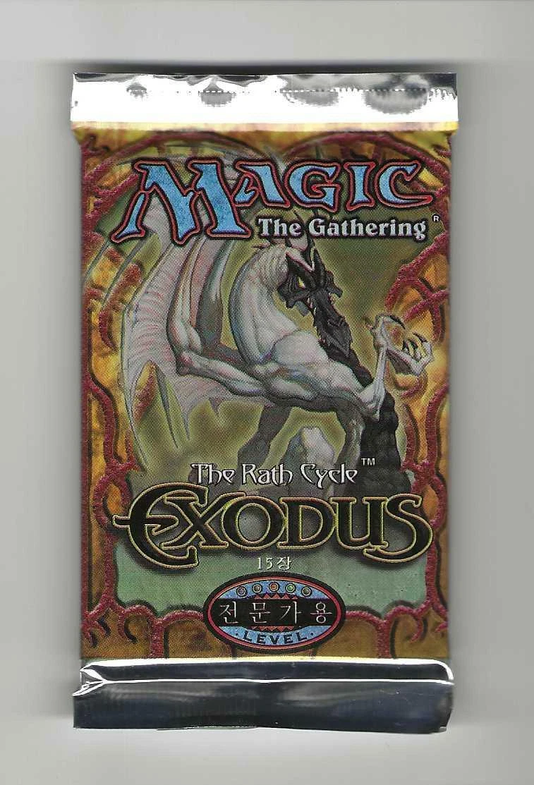 Magic: The Gathering Exodus Sealed Collectible Card Game Packs for