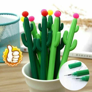 1X Niedlich Cactus Design Gel Stift Schreibbürbiemann Hot иц - Picture 1 of 10