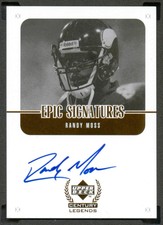 RANDY MOSS 1999 UPPER DECK UD CENTURY LEGENDS VIKINGS AUTO AUTOGRAPH SSP SGC