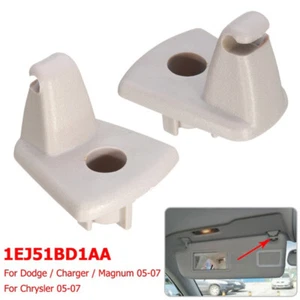 2Pcs Sun Visor Clips Hook Holder For Chrysler Dodge Charger 06-07 Magnum 05-*DB - Picture 1 of 7