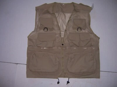 NEW HIGH QUALITY 12 POCKET SHOOTERS HUNTING MESH VEST SIZE MEN'S LARGE - Image 1 of 4