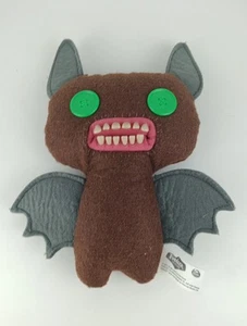 Fuggler Funny Ugly Monster Winged Bat Plush with Green Eyes - Picture 1 of 4