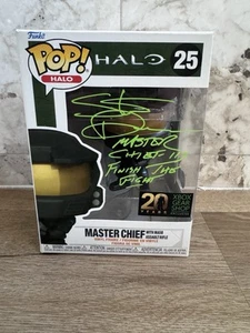 Steve Downes Signed Halo Master Chief Funko #25 20 Years XBOX BAS Beckett COA - Picture 1 of 12