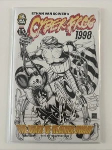 CYBERFROG 1998 Comic Book THE DIARY OF HEATHER SWAIN - Rare Line Art Cover - Picture 1 of 7