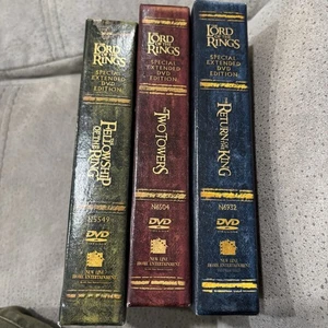 The Lord of the Rings Trilogy Special Extended Edition 12-DVD set Cases Complete - Picture 1 of 18