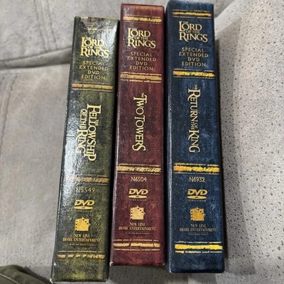 The Lord of the Rings Trilogy Special Extended Edition 12-DVD set Cases Complete - Image 1 of 4