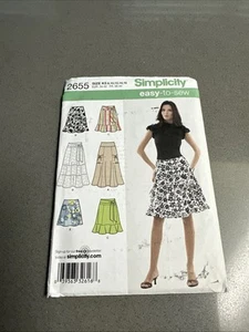 Simplicity 2755 Easy Sew Pattern Variety Aline, Ruffle Skirts  Size 8-16 - Picture 1 of 5