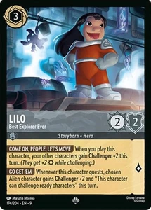 Disney Lorcana - Lilo, Best Explorer Ever - 174/204 Fabled Super Rare TCG - Bild 1 von 3