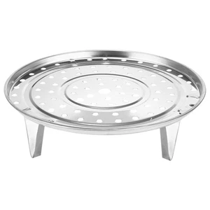 Stainless Steel Steam Rack Cooking Steamer Tray Removable Legs Steaming - Picture 1 of 12
