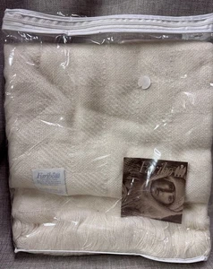 Faribault Woolen Mill Co Creme Pullover Decke Überwurf Wollmischung Faribo NEU - Bild 1 von 6