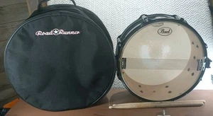 Pearl 14 x 5,5 SST Limited Edition Birch Shell Black Snare Drum Roadrunner Case - Bild 1 von 16