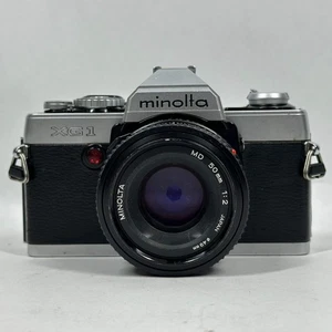 Minolta XG-1 35MM SLR Film Camera with Minolta MD 50mm f/2 Lens - Picture 1 of 18
