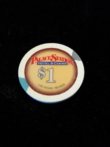 1.00 Chip Palace Station Casino in Las Vegas Nevada UNCIRCULATED - Picture 1 of 3